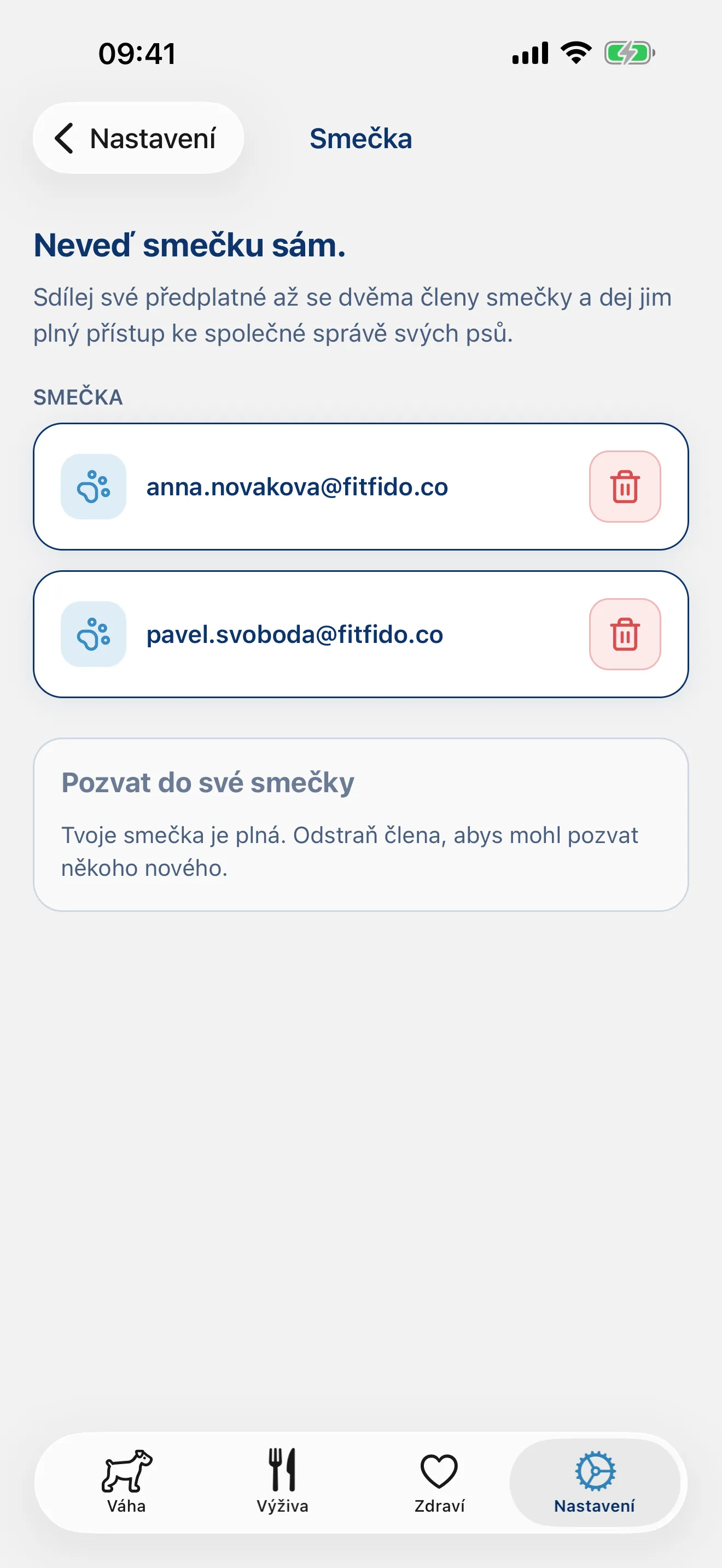 Neveďte smečku sami.