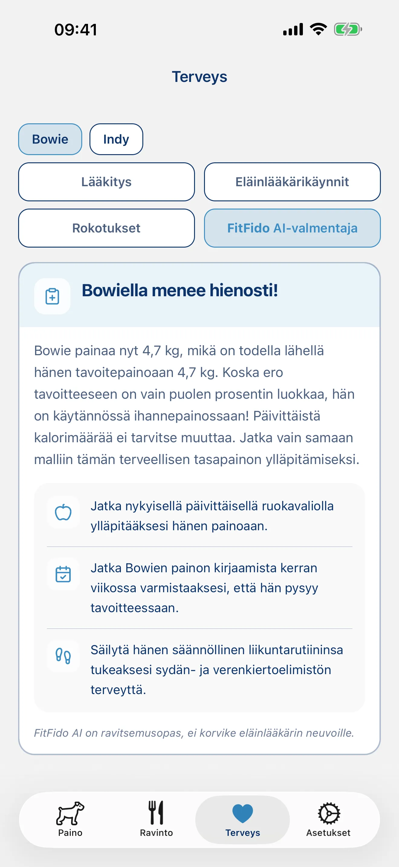 Valmentaja, joka oppii tuntemaan koirasi.