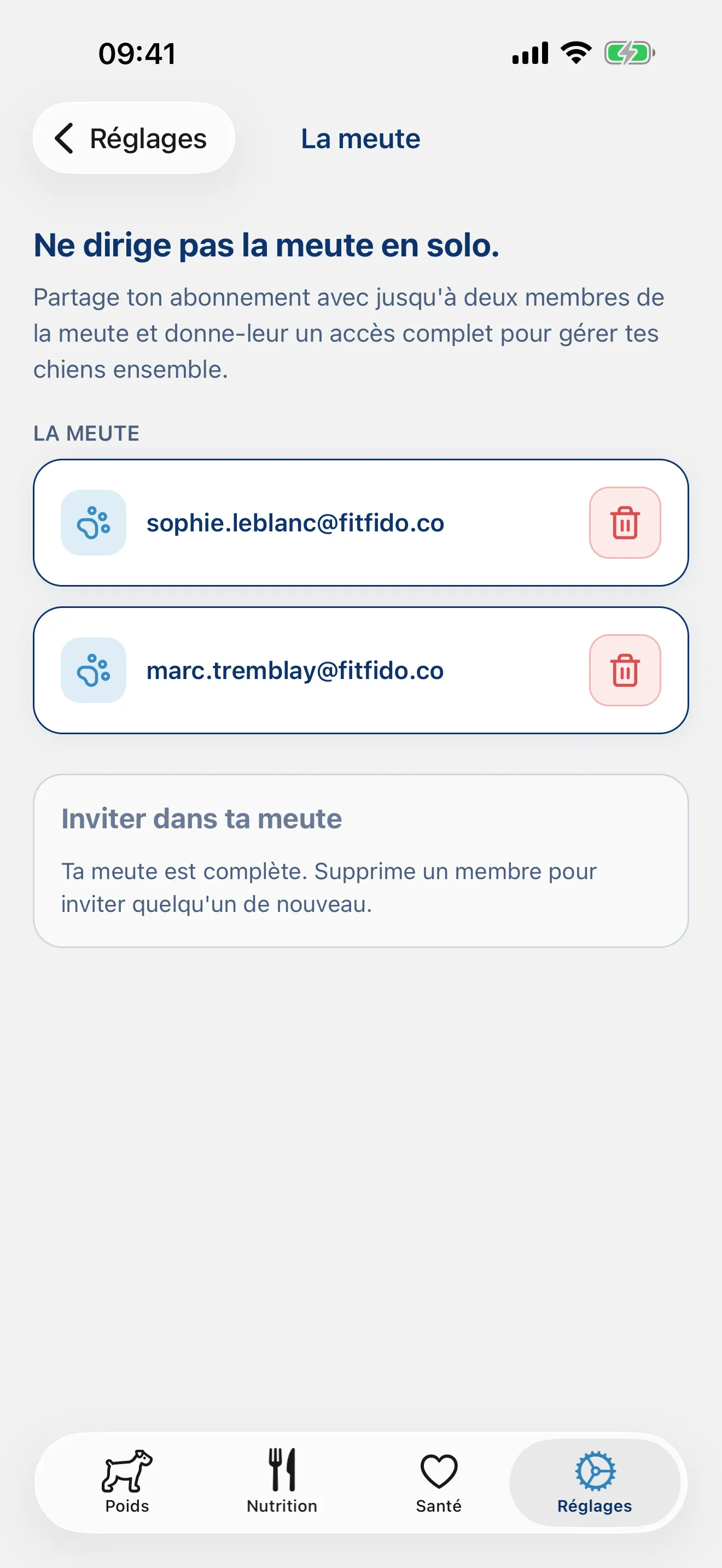 Ne dirigez pas la meute seul.