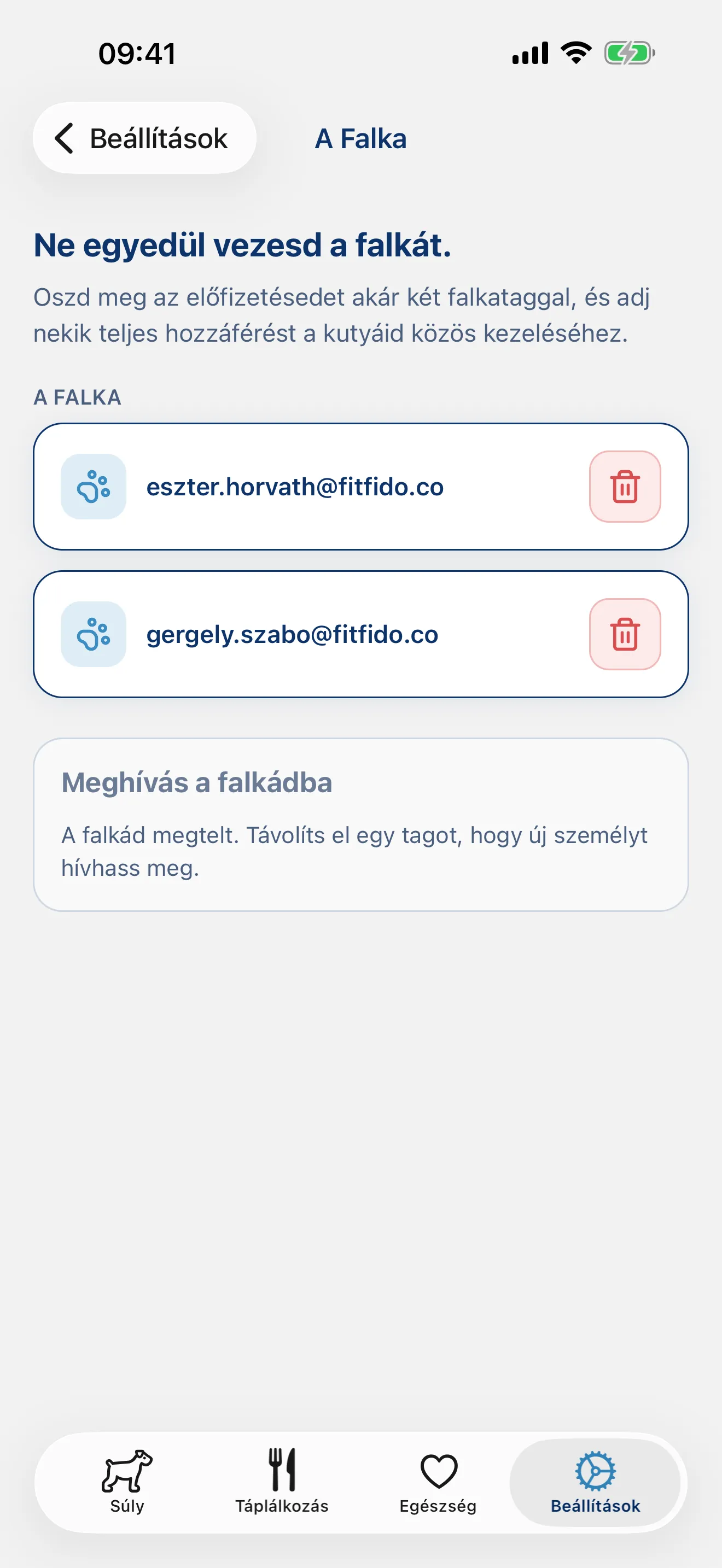 Ne vezesd egyedül a falkát.