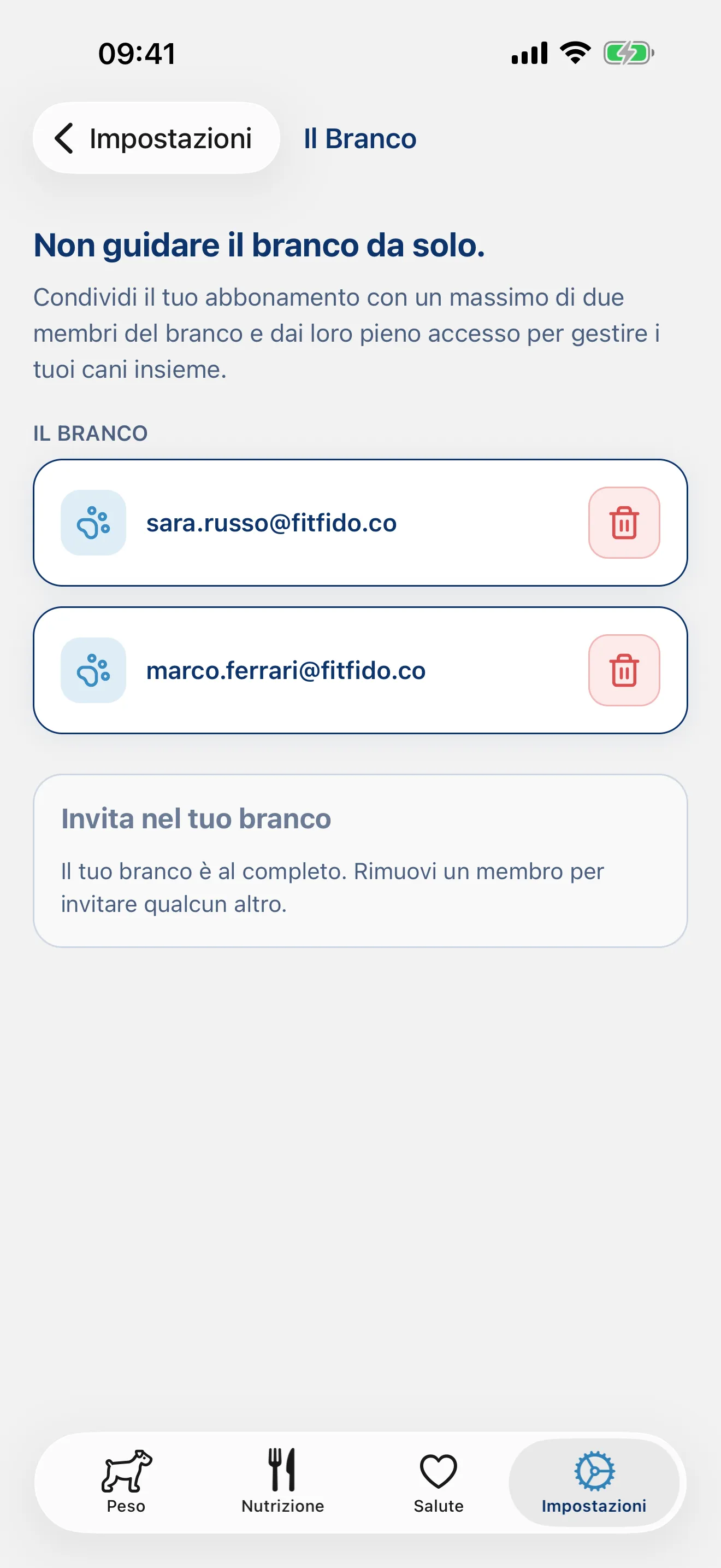 Non guidare il branco da solo.