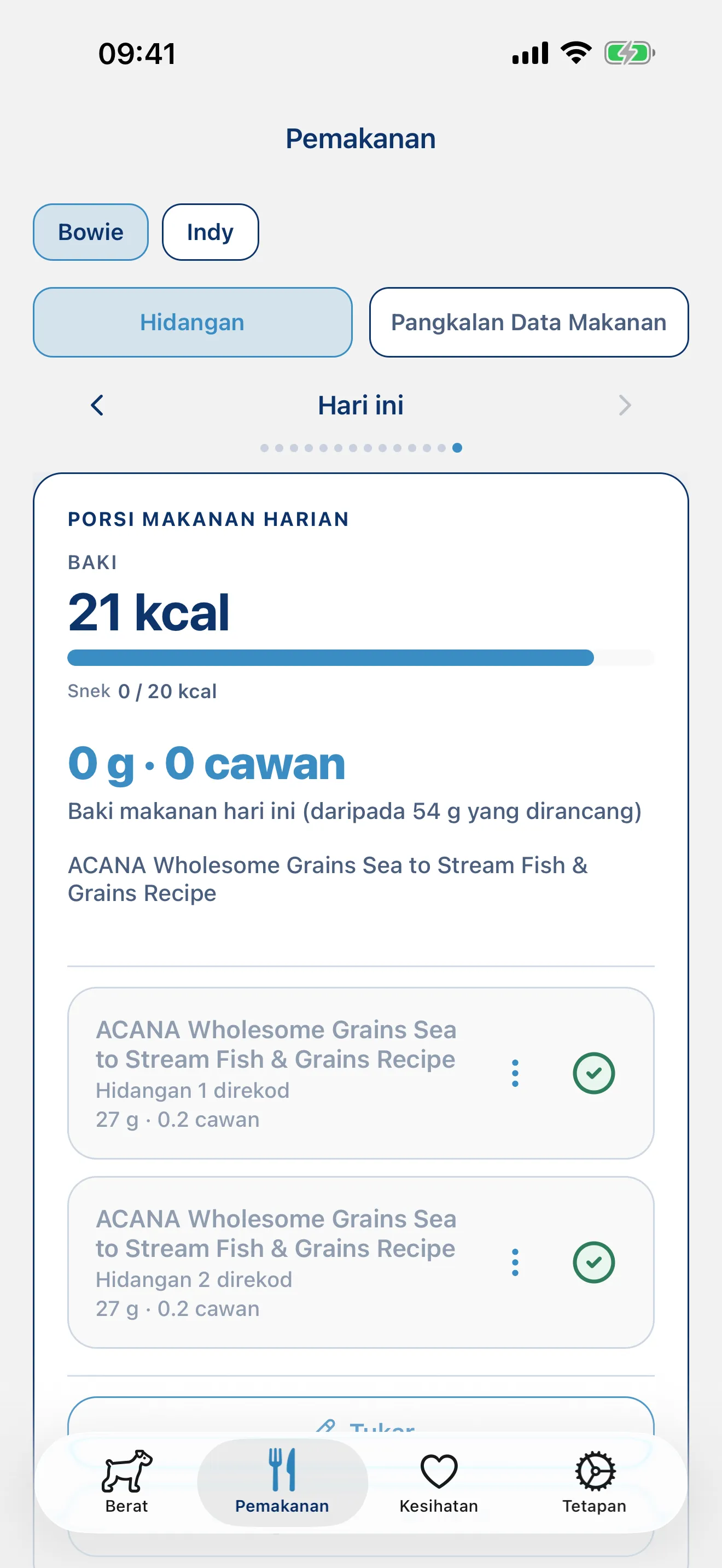 Imbas bungkusan. Kami akan uruskan pengiraannya.