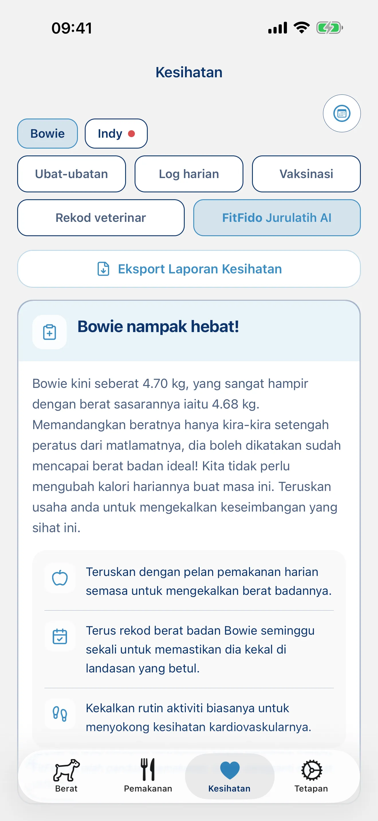 Jurulatih yang mengenali anjing anda.