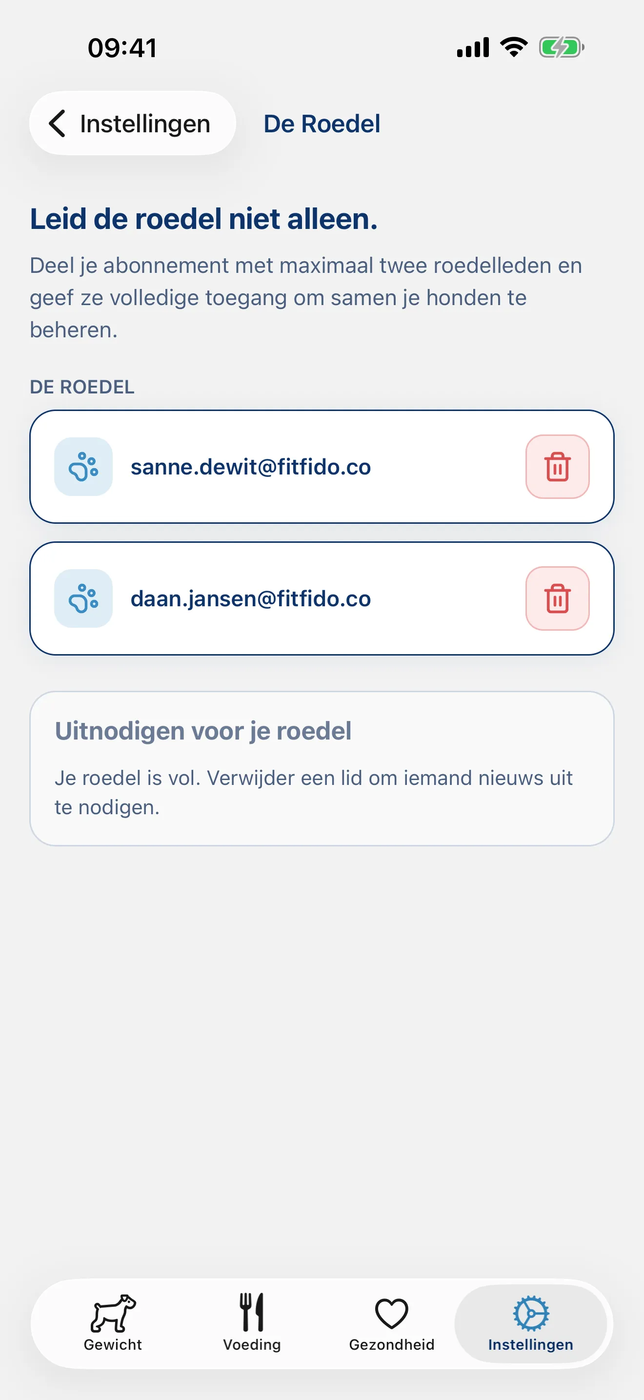Leid de roedel niet alleen.