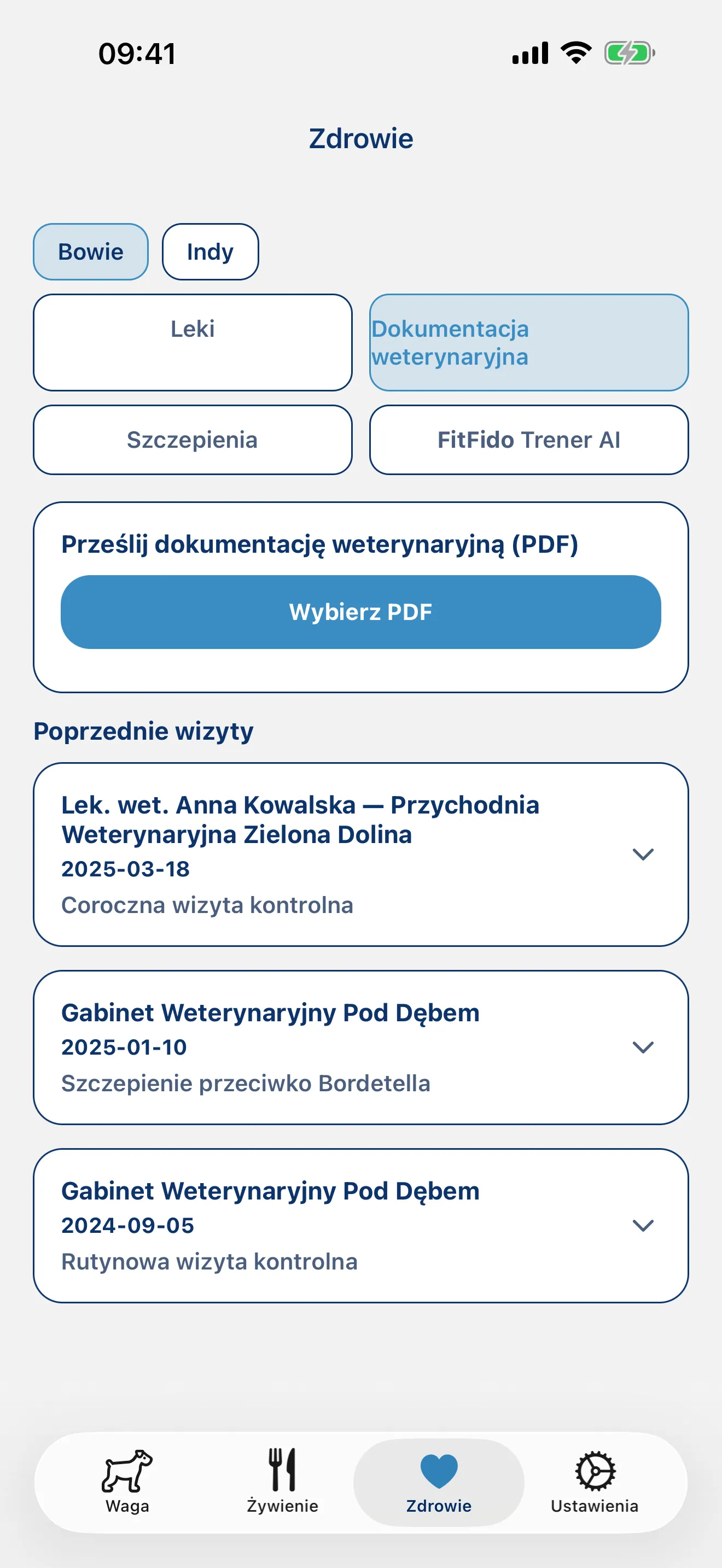 Leki, szczepienia, dokumentacja. Załatwione.