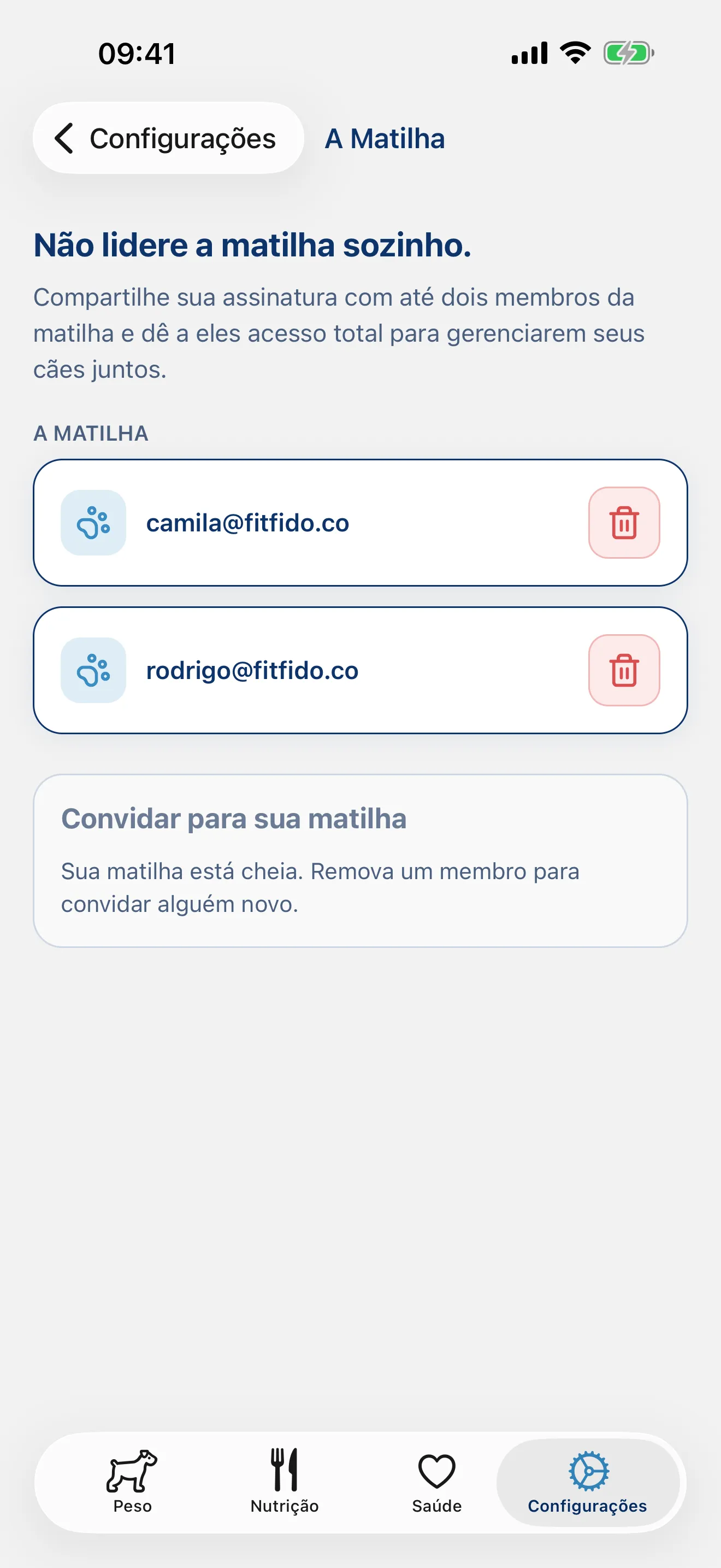 Não lidere a matilha sozinho.