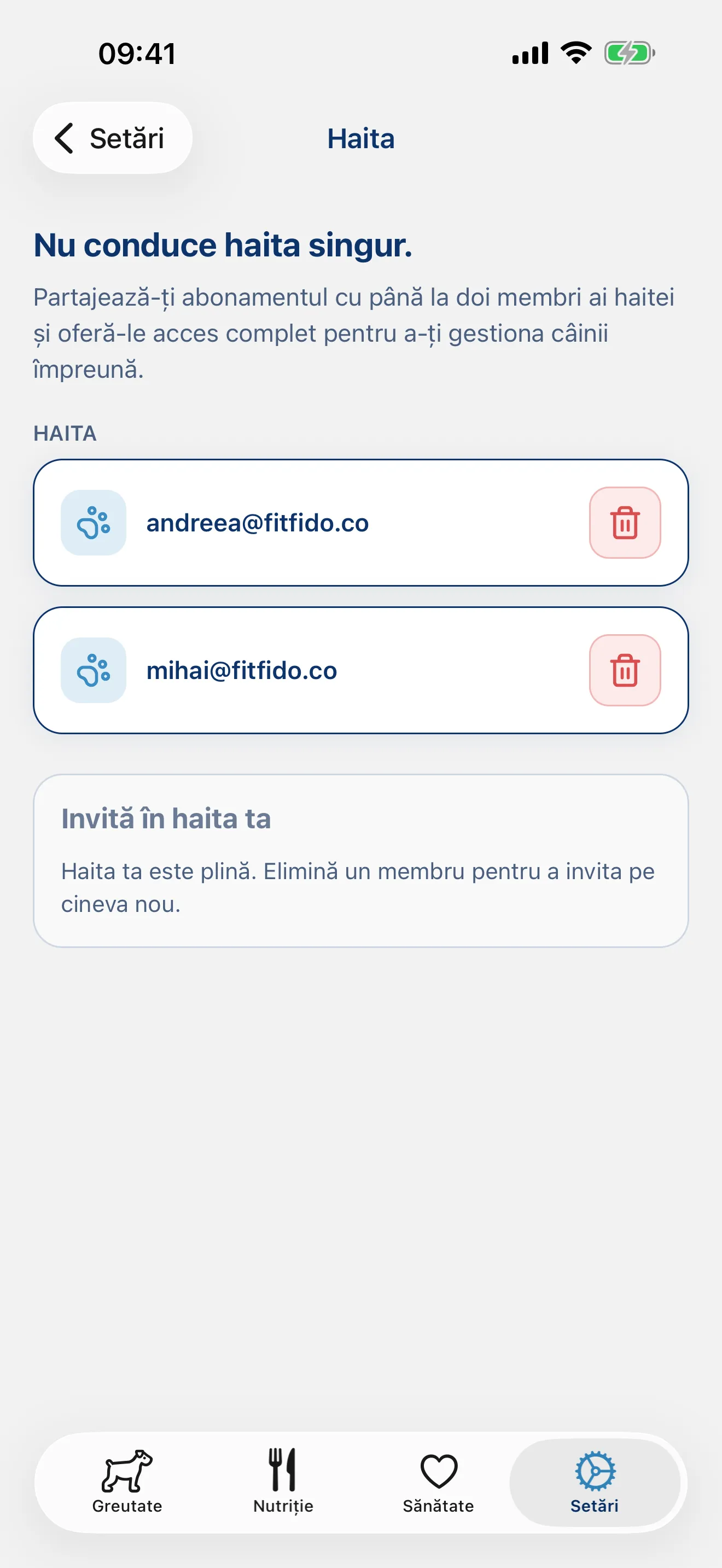 Nu conduce haita singur.