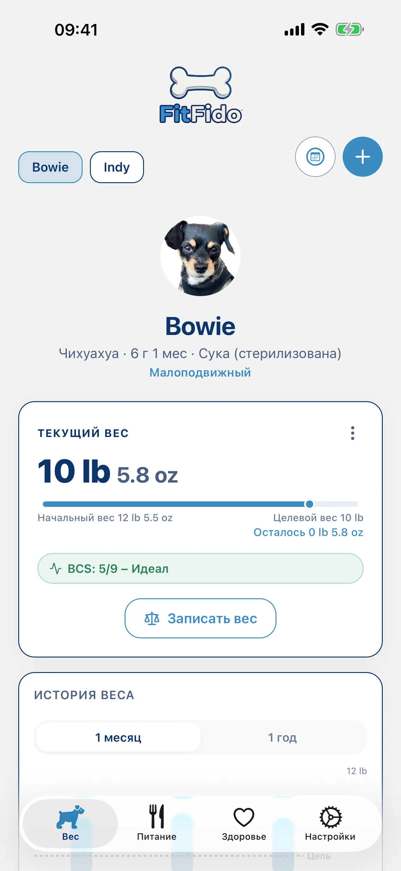 Каждый грамм под контролем.