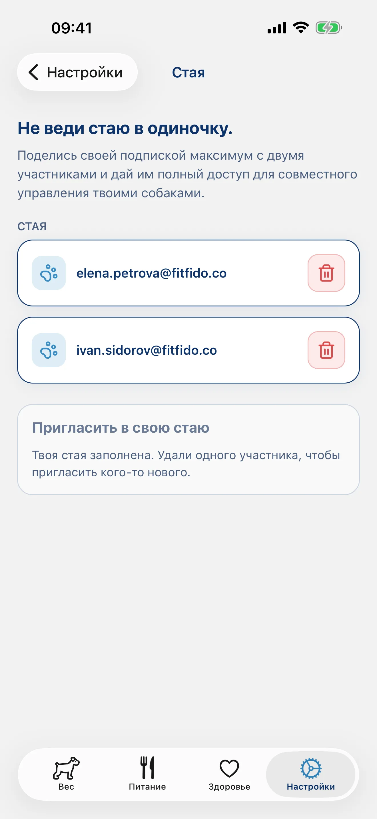 Не ведите стаю в одиночку.