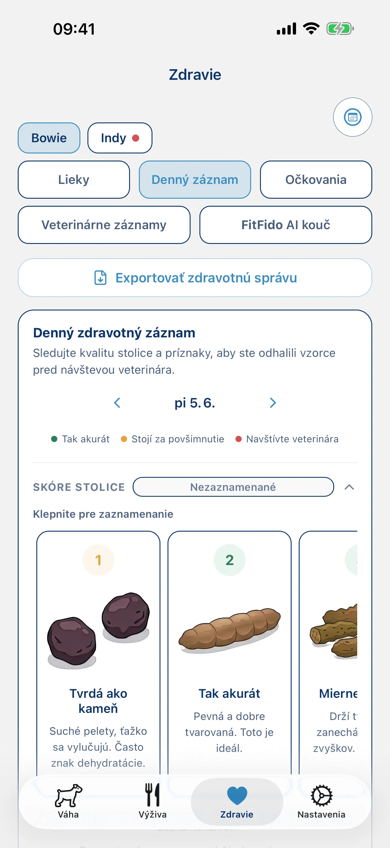 Zaznamenajte si deň. Každý príznak, každú poznámku.