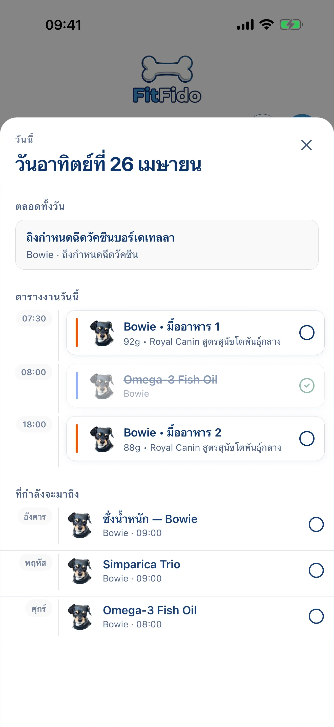 วางแผนทั้งวันไว้ให้เรียบร้อยแล้ว